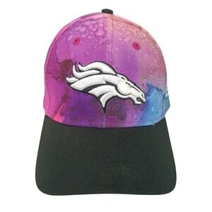 New Era Denver Broncos L/XL 39Thirty Crucial Catch Tie-Dye Stretch Fit Hat